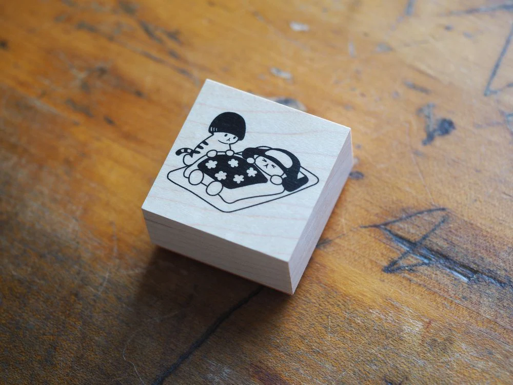 4legs - Mushroom Cat Stamp - Caught Cold