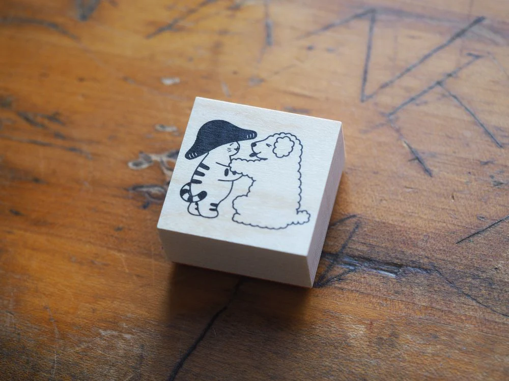 4legs - Mushroom Cat Stamp - Dog Friend