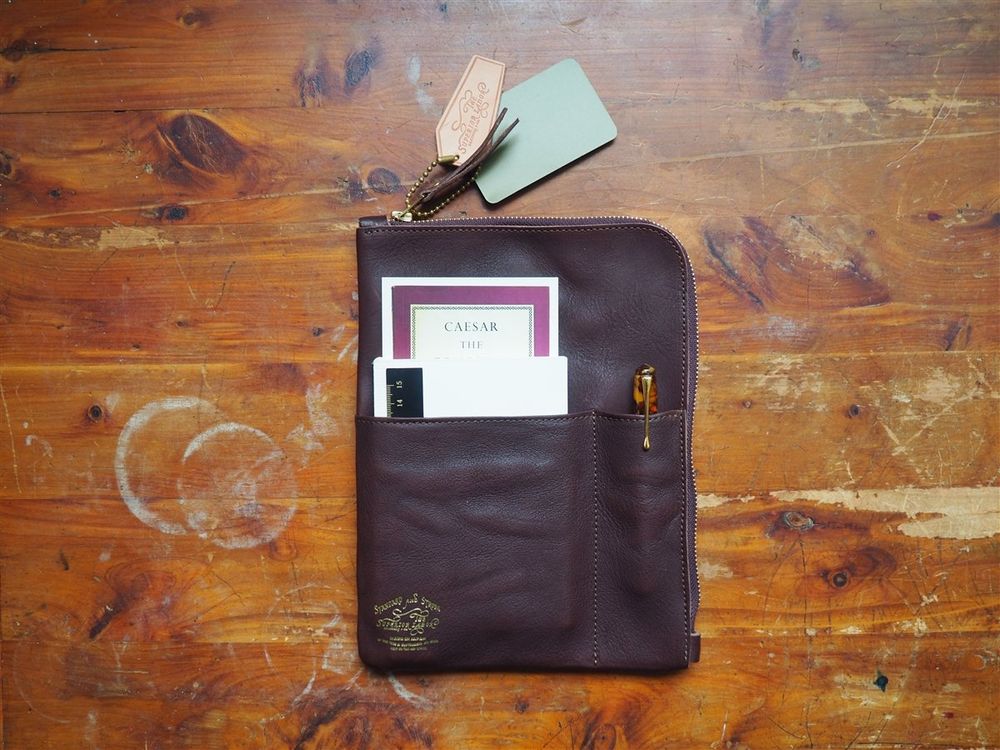 The Superior Labor - Leather Portfolio - Dark Brown (A6)