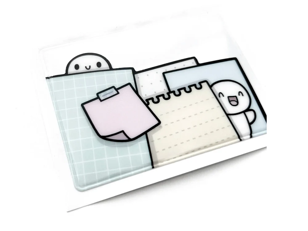 TheCoffeeMonsterzCo - 10th Year Anniversary - Paper Layers Adhesive Sticky Pocket (Colour Papers)