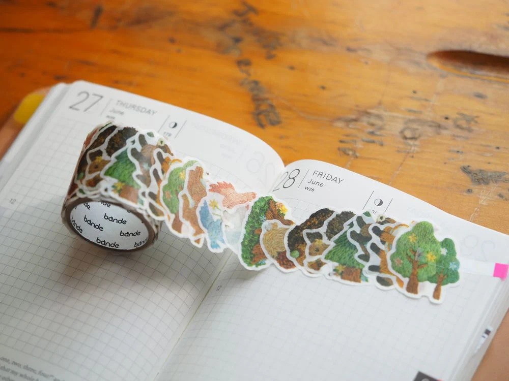 Bande - Masking Roll Sticker - Forest Animals (BDA718)