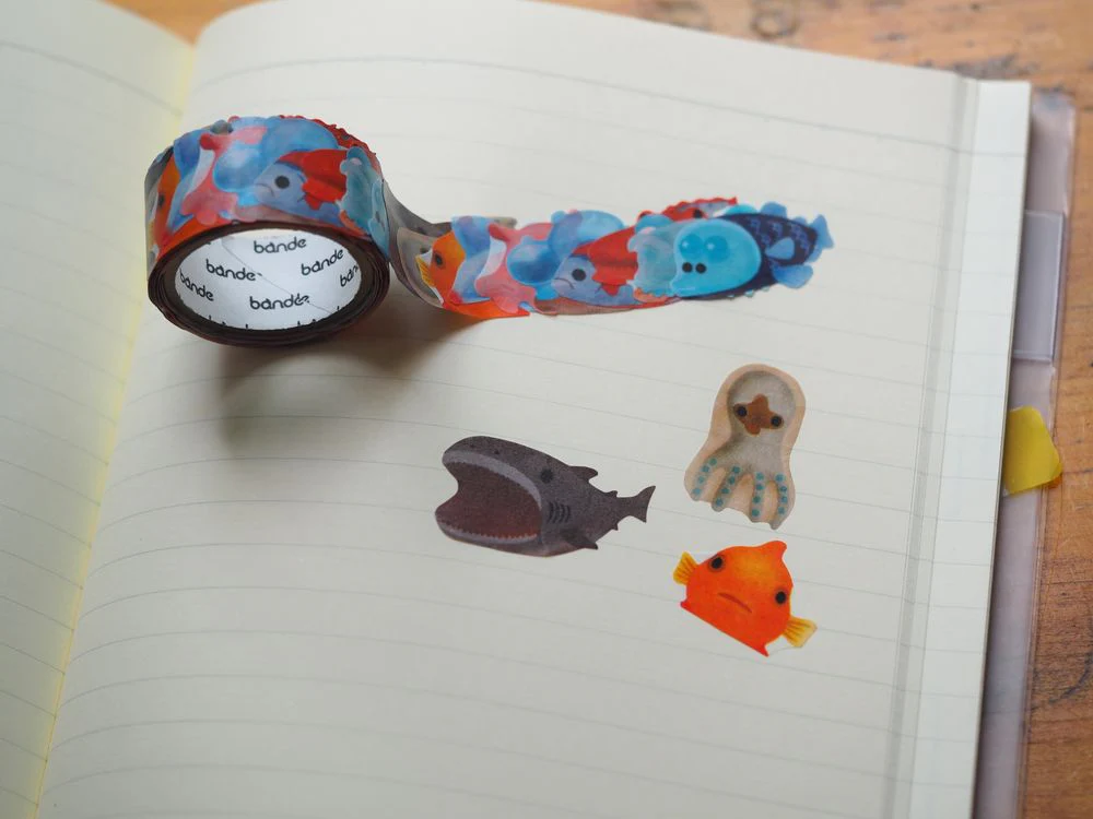 Bande - Masking Roll Sticker - Sea Creatures (BDA678)