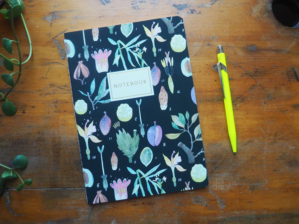 Bruno Visconti - Notebook - A5 Lined - Botany