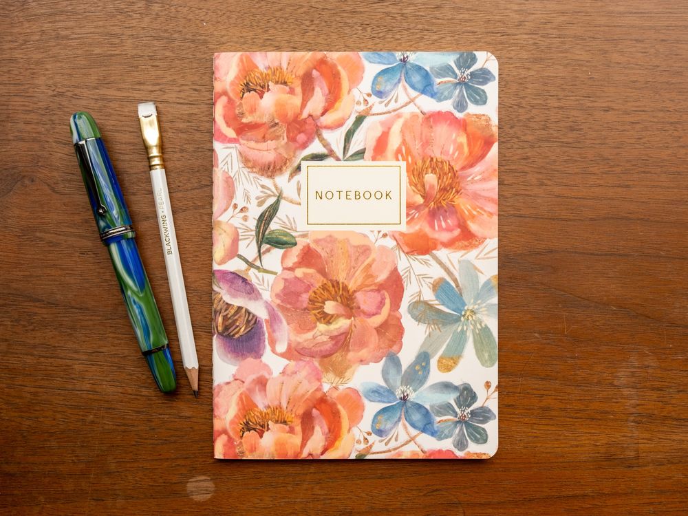 Bruno Visconti - Notebook - A5 Lined - Heaven Flowers