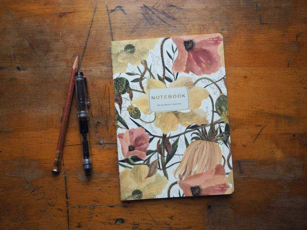 Bruno Visconti - Notebook - A5 Lined - Soft Petals