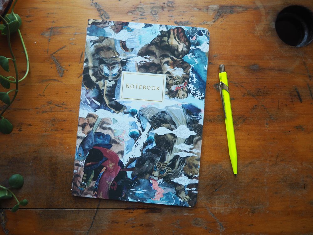 Bruno Visconti - Notebook - A5 Lined - Tiger