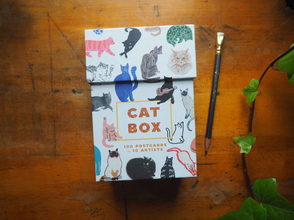 Cat Box: 100 Postcards by 10 Artists