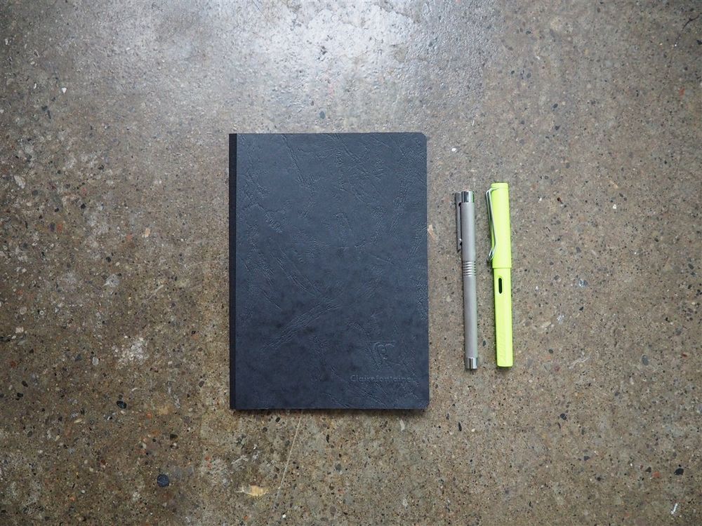 Clairefontaine - Age-Bag Notebook - A5 - Black (Graph)