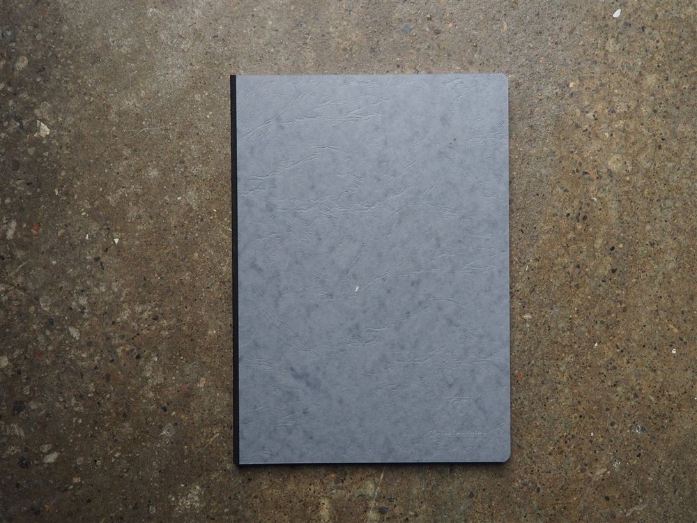 Clairefontaine - Age-Bag Notebook - A4 - Grey (Lined)