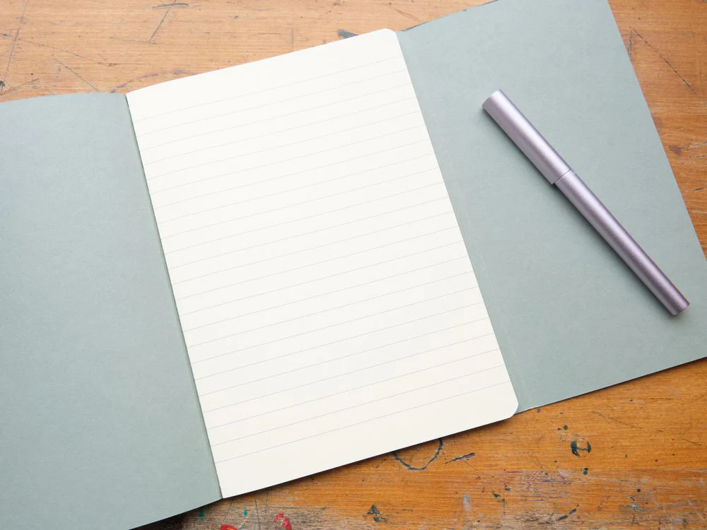 Clairefontaine - Flying Spirit Thread Stitch Notebook - A5 - Green (Lined) - Image 2