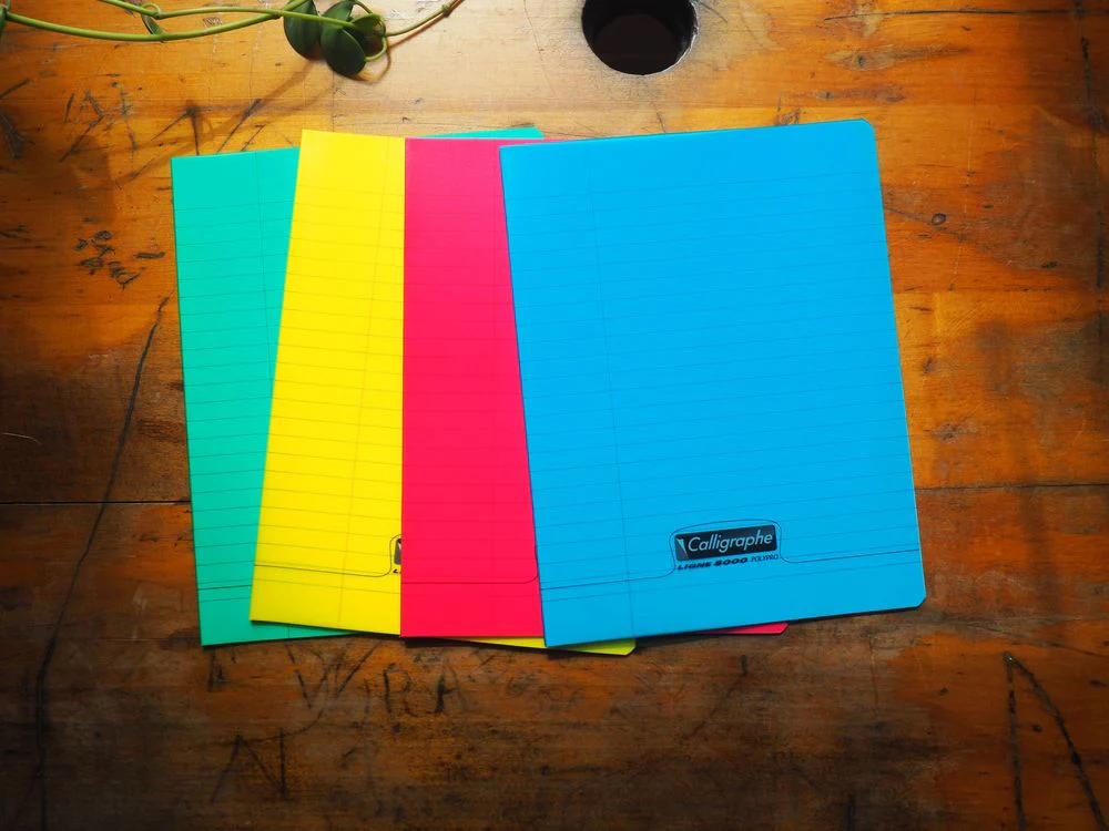 Clairefontaine - Polypro Staplebound Notebook - A5 - Assorted Colours (Lined - 32 pages)