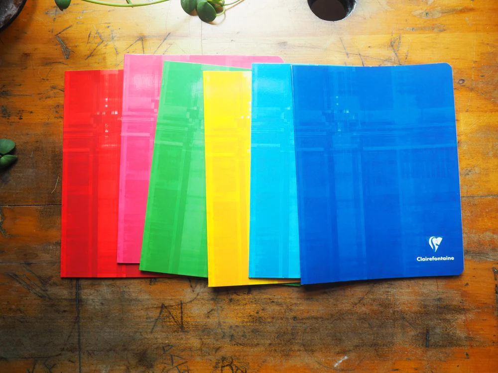 Clairefontaine - Seyes Notebook - A5 - Assorted Colours (64 Pages)