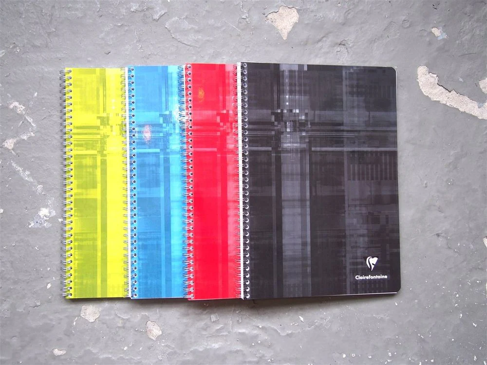 Clairefontaine - Spiral Bound Notebook - A4 - Assorted Colours (Ruled)