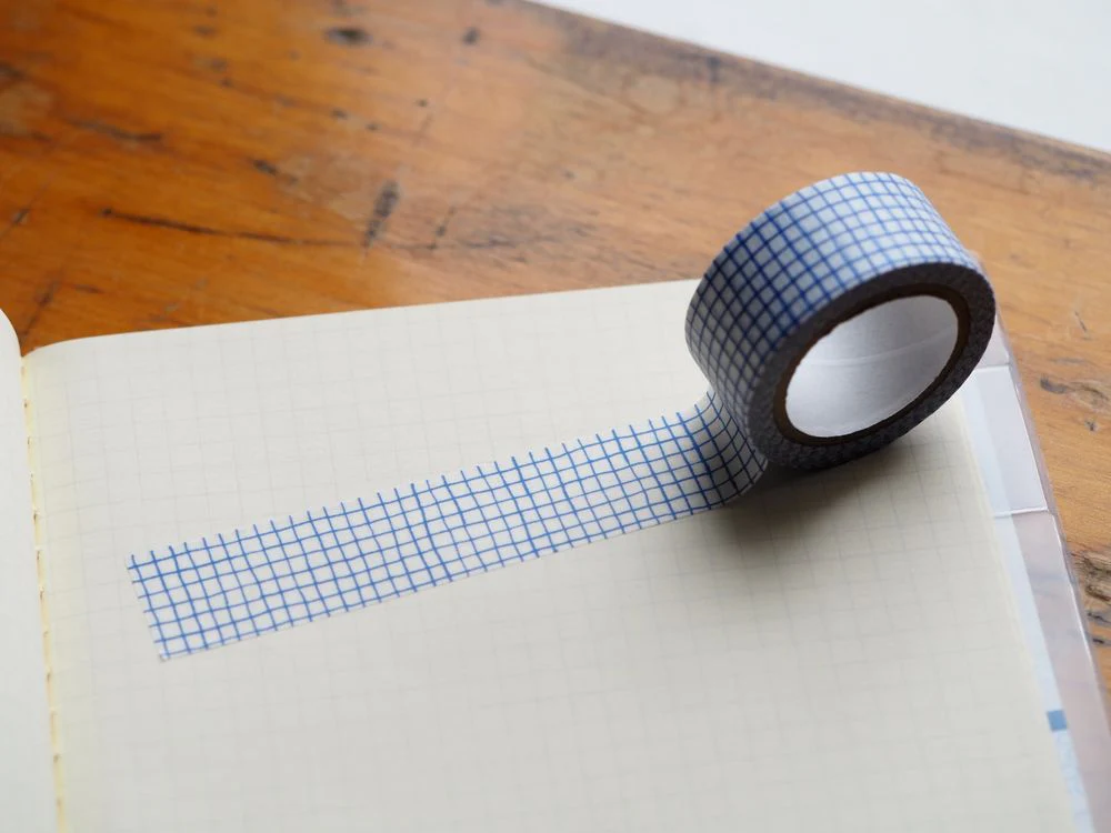 Classiky - Washi Tape - Blue Grid