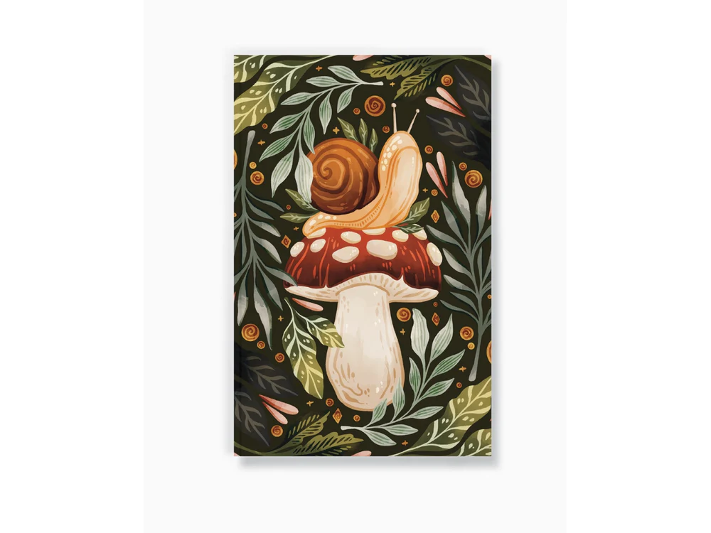Denik Classic LayFlat Notebook - Snail & Mushroom - Lined
