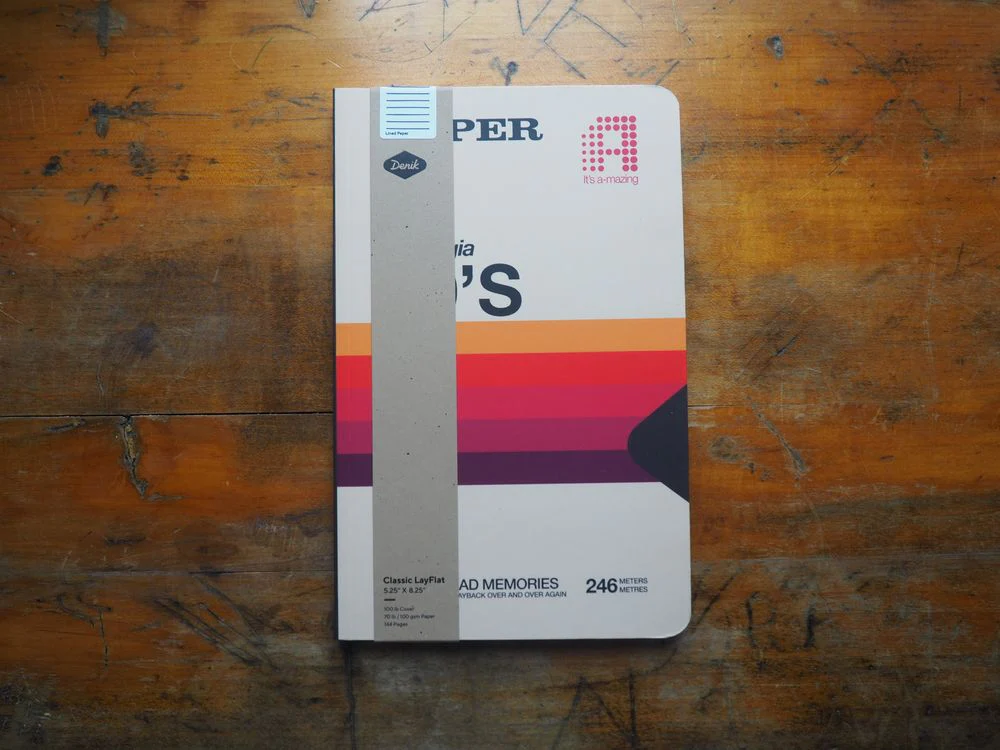 Denik Classic LayFlat Notebook - Super Tape - Lined