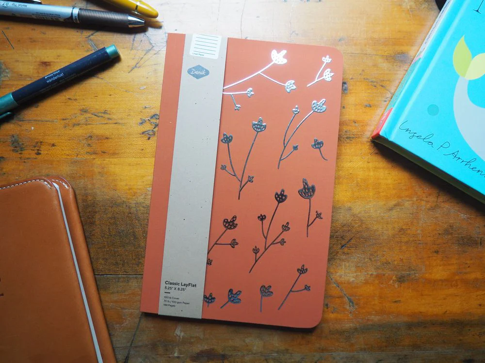 Denik Samantha Classic Layflat Notebook (5.25" x 8.25") - Lined