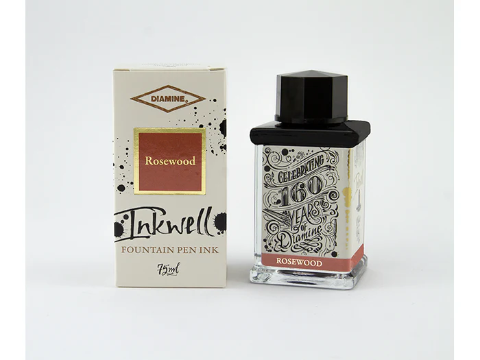 Diamine 160th Anniversary - Fountain Pen Ink (75mL) - Rosewood
