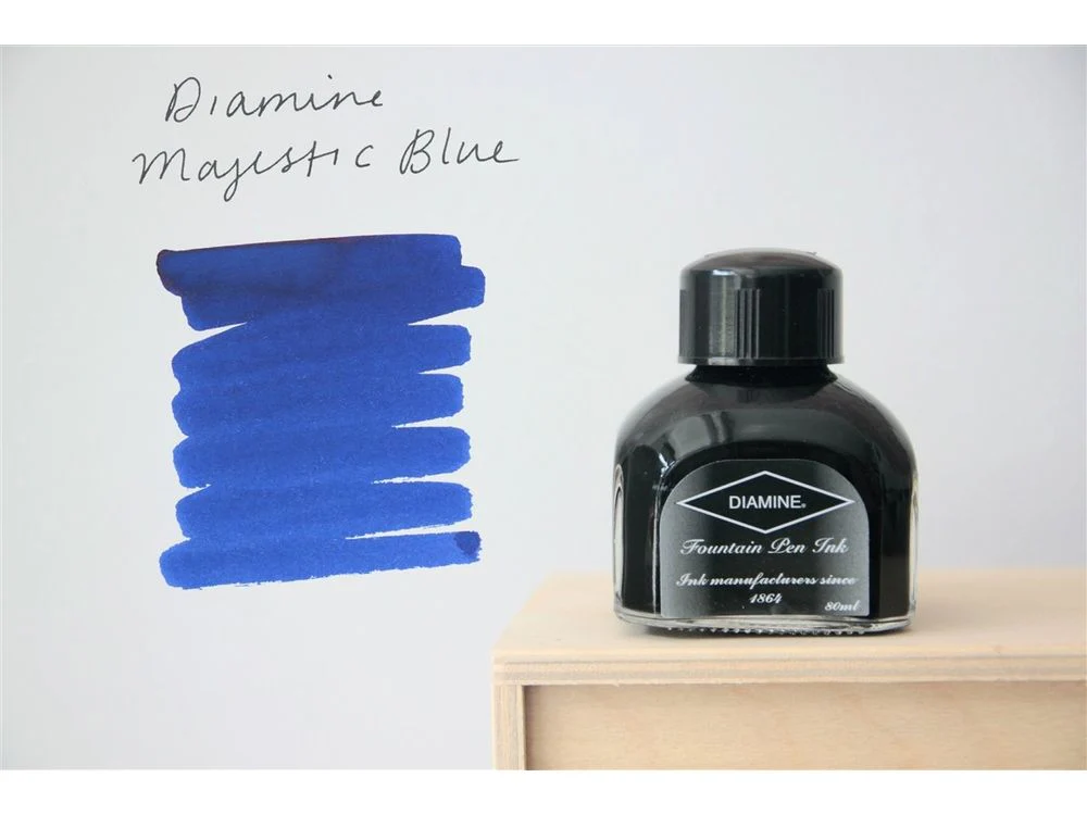 Diamine - Fountain Pen Ink (80mL) - Majestic Blue