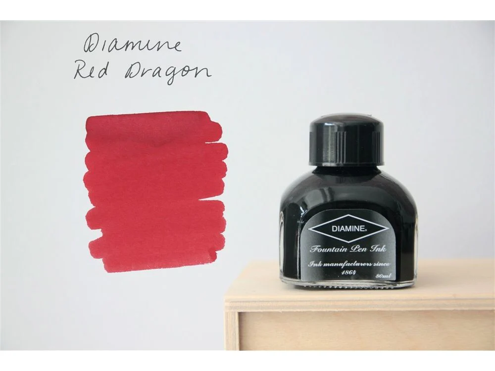 Diamine - Fountain Pen Ink (80mL) - Red Dragon