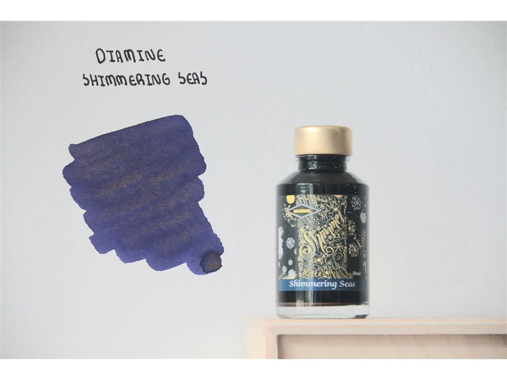 Diamine Shimmertastic - Fountain Pen Ink (50mL) - Shimmering Seas