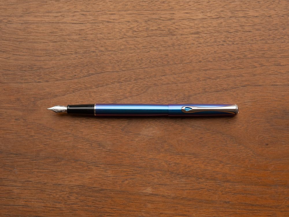 Diplomat Fountain Pen - Traveller - Funky Blue - Image 3