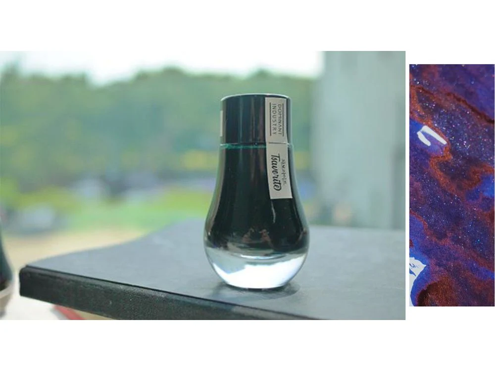 Dominant Industry Fountain Pen Ink (25mL) - Pearl 006 - Milky Way Blue