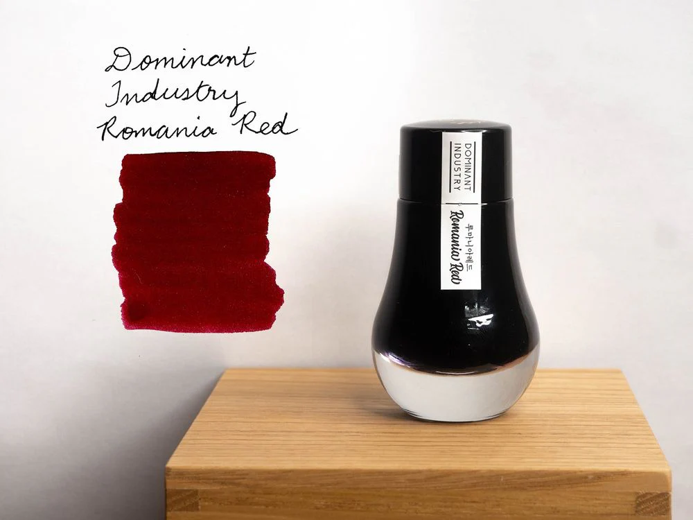 Dominant Industry Fountain Pen Ink (25mL) - Standard 101 - Romania Red