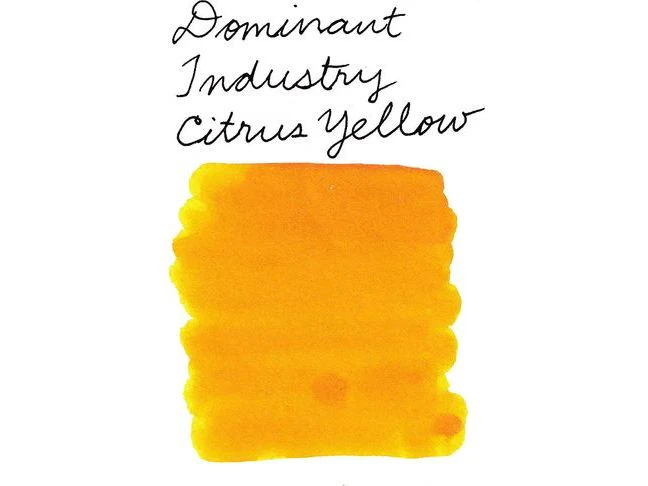 Dominant Industry Fountain Pen Ink (25mL) - Standard 102 - Citrus Yellow - Image 2