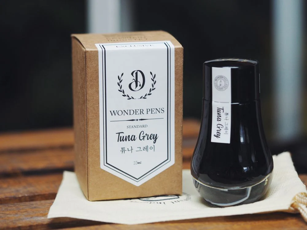 Dominant Industry Fountain Pen Ink (25mL) - Wonder Pens Exclusive - Tuna Grey