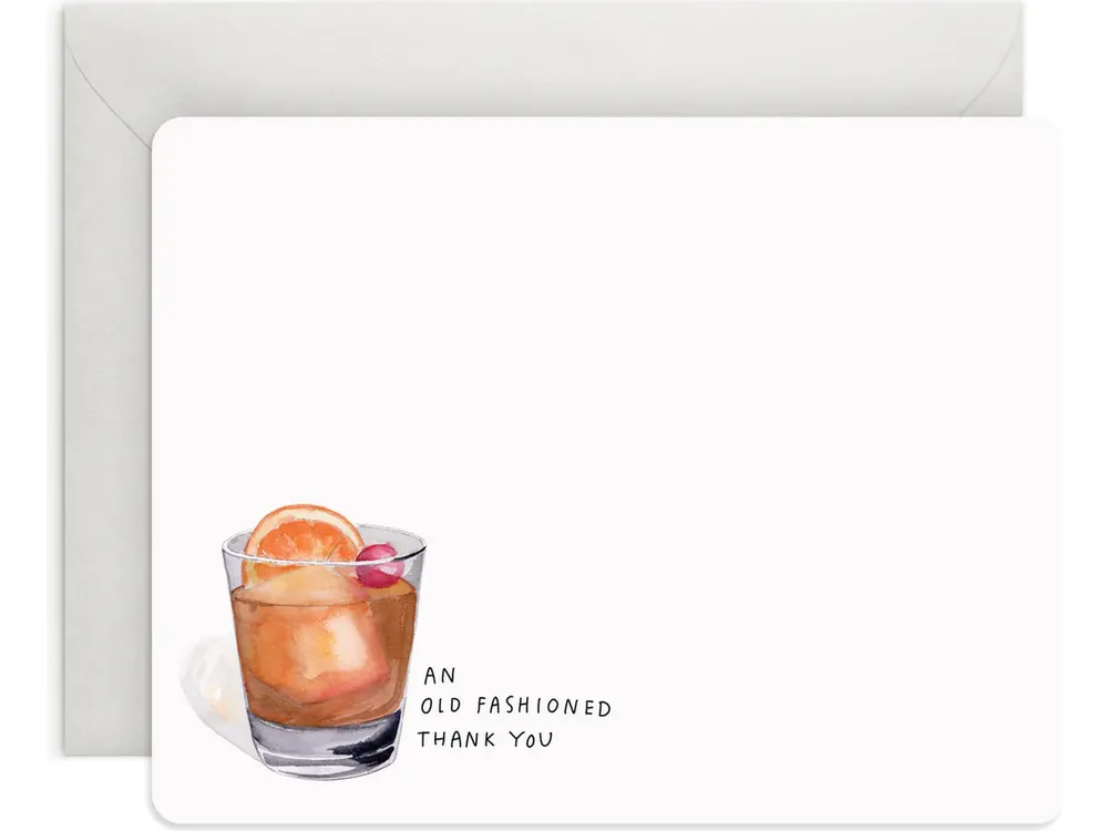 E. Frances Paper - 8 Boxed Notecard Set - Old Fashioned Thank You
