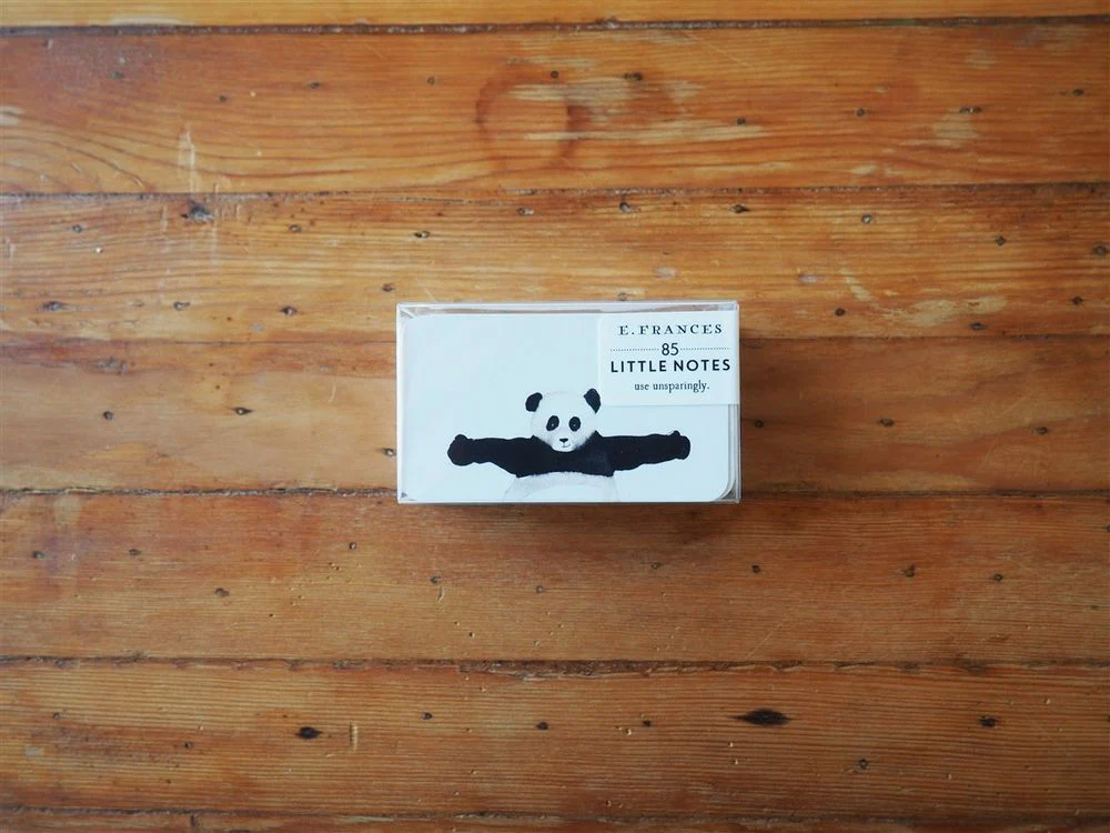 E. Frances Paper - 85 Card Set - Panda Hug Little Notes