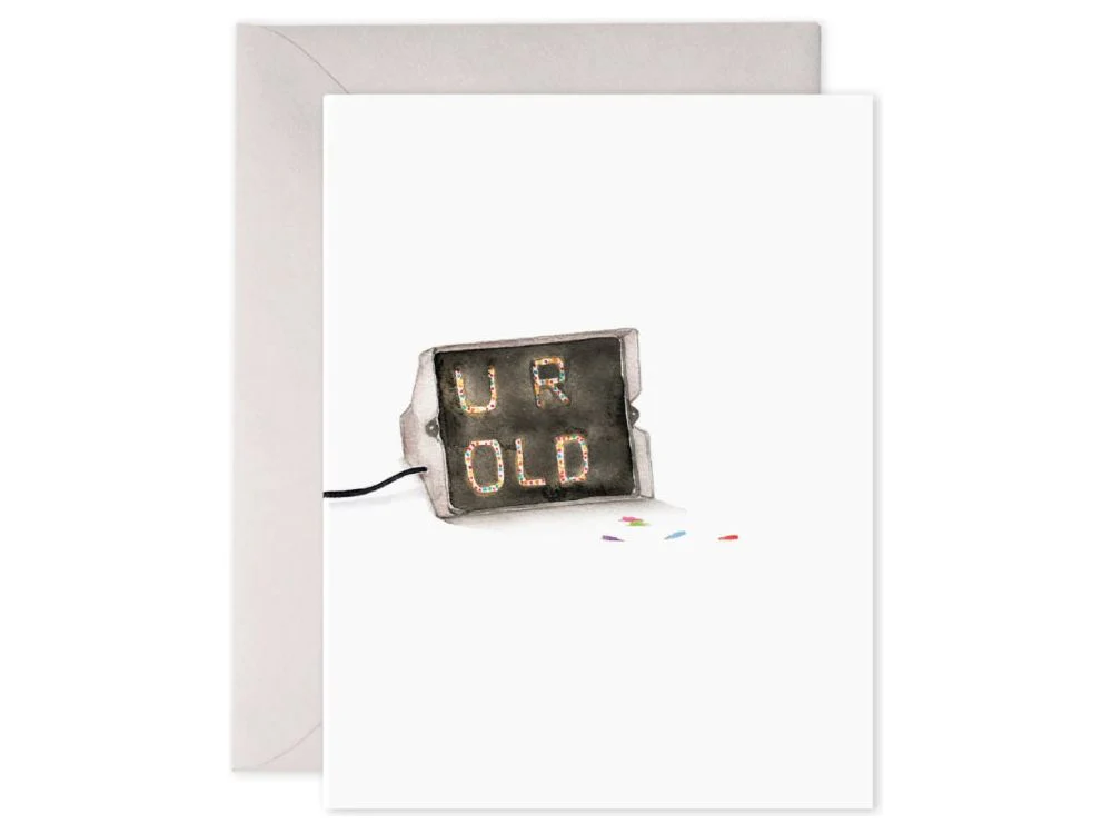 E. Frances Paper - Birthday Card - Lite Brite