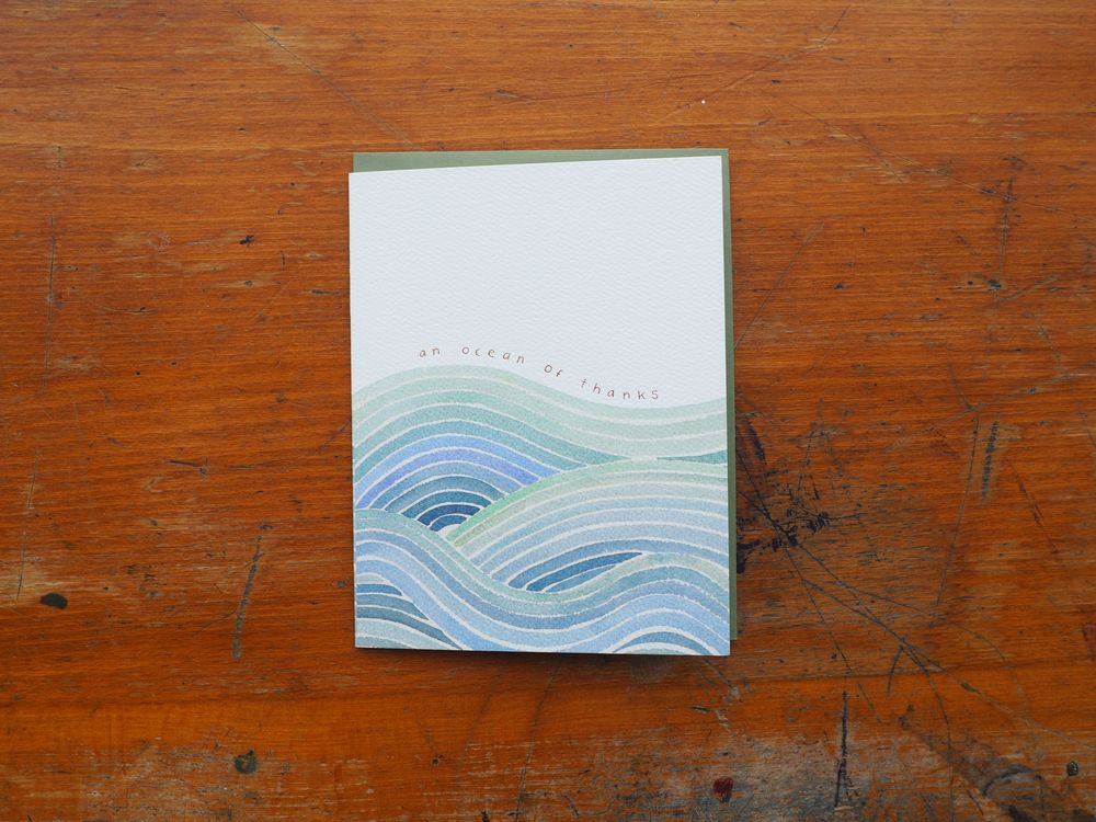 E. Frances Paper - Card - An Ocean of Thanks