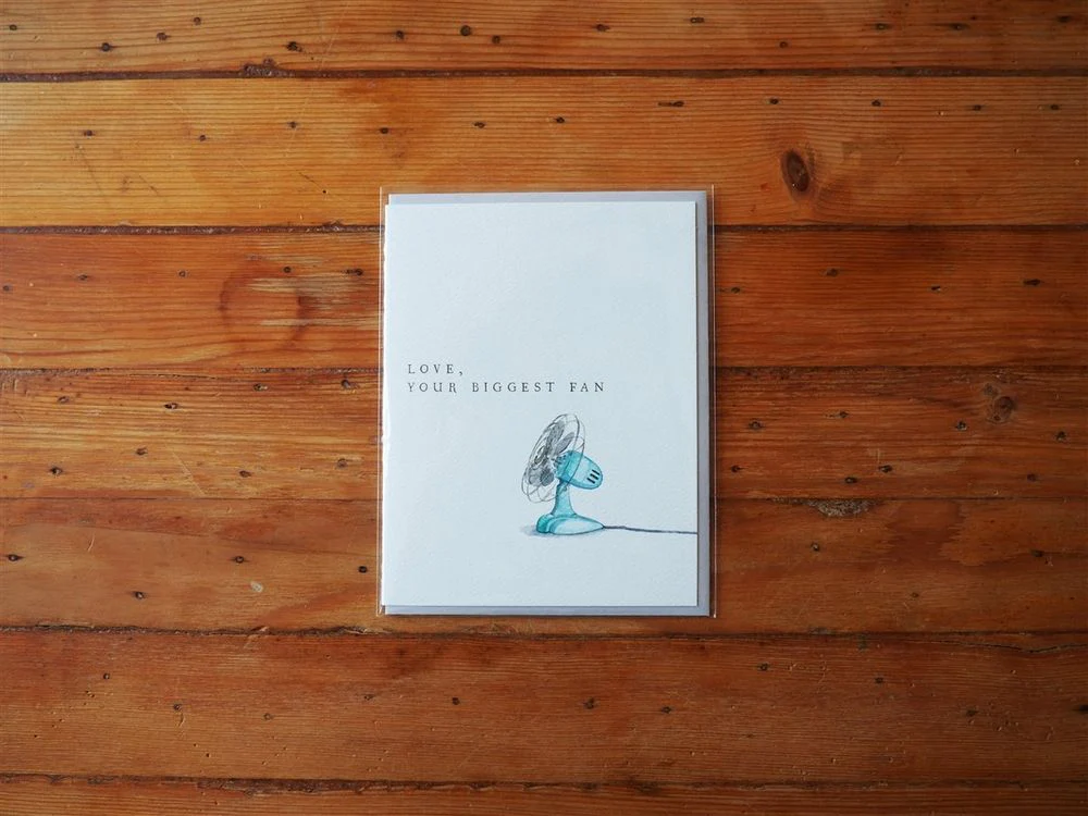E. Frances Paper - Card - Biggest Fan