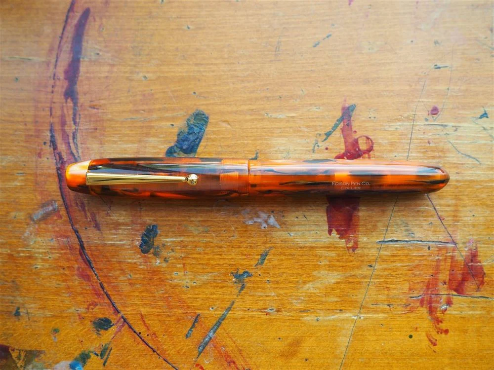 Edison Pen Co. Fountain Pen - Collier Antique Marble