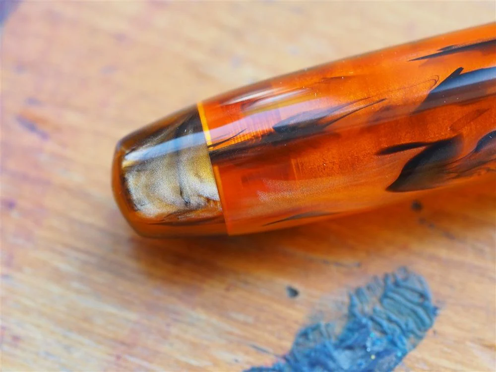 Edison Pen Co. Fountain Pen - Collier Antique Marble - Image 3