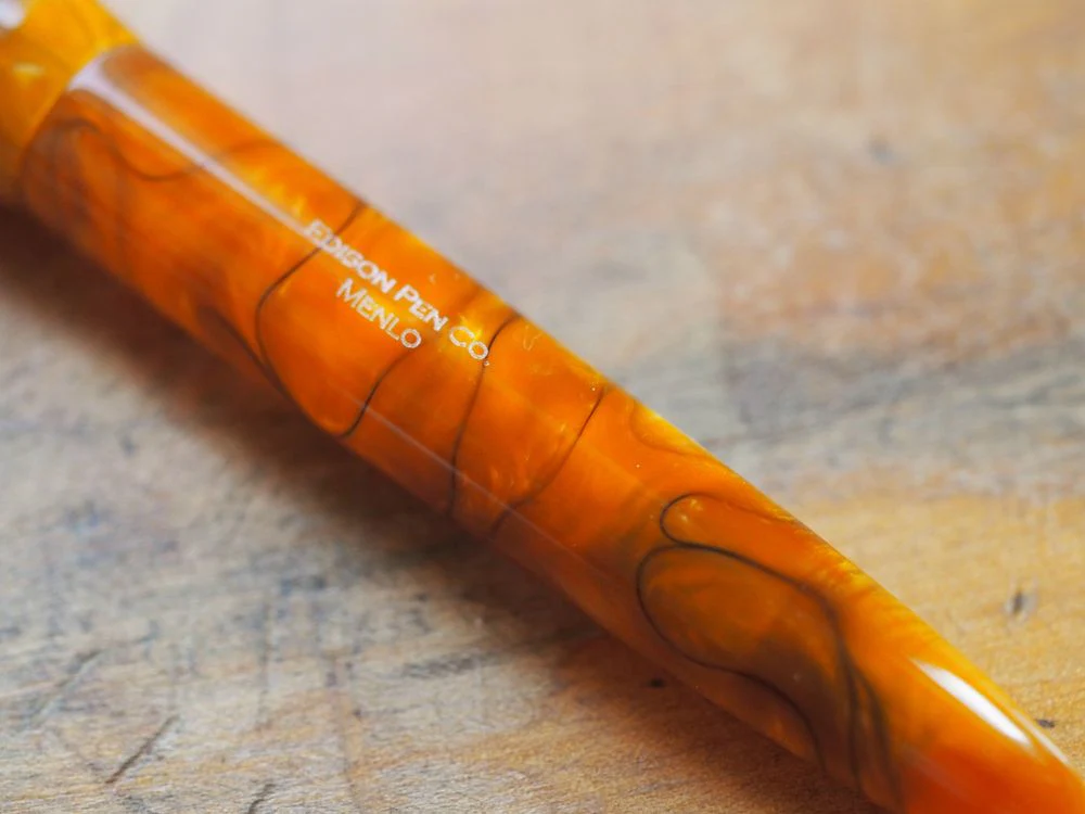 Edison Pen Co. Fountain Pen - Menlo Sweet Honey - Image 4
