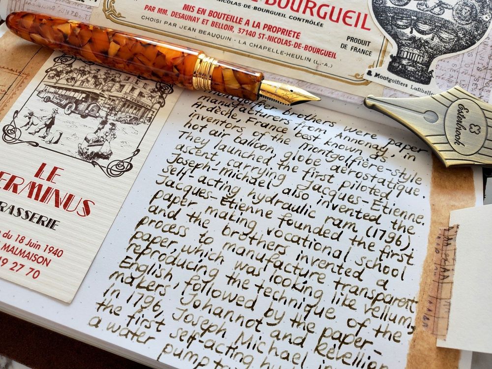 Esterbrook Estie Fountain Pen - Back to the Lands Edition - Gold Incredible Rock - Specialty Nib - Image 4