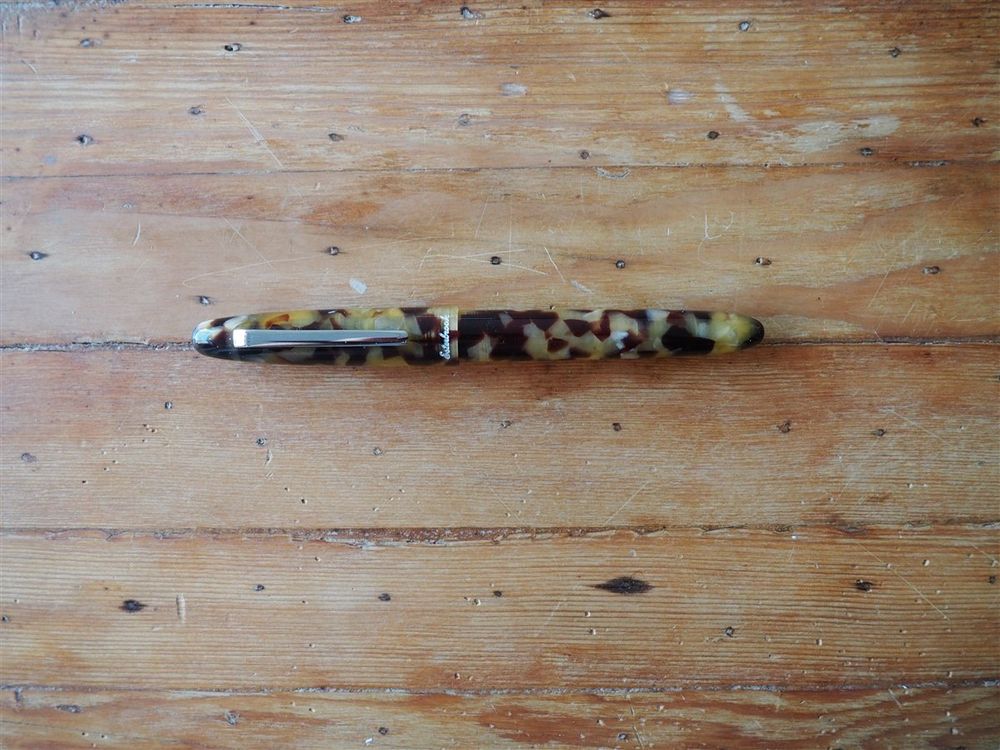 Esterbrook Estie Fountain Pen - Tortoise with Silver Trim