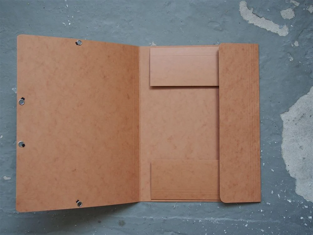Exacompta Soft Card Folder - 9.5 x 12.5 Tan - Image 2