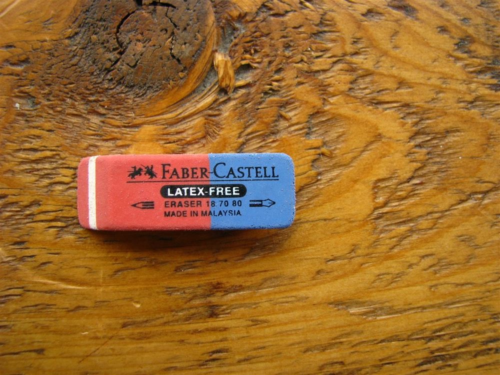 Faber-Castell Blue-Red Eraser