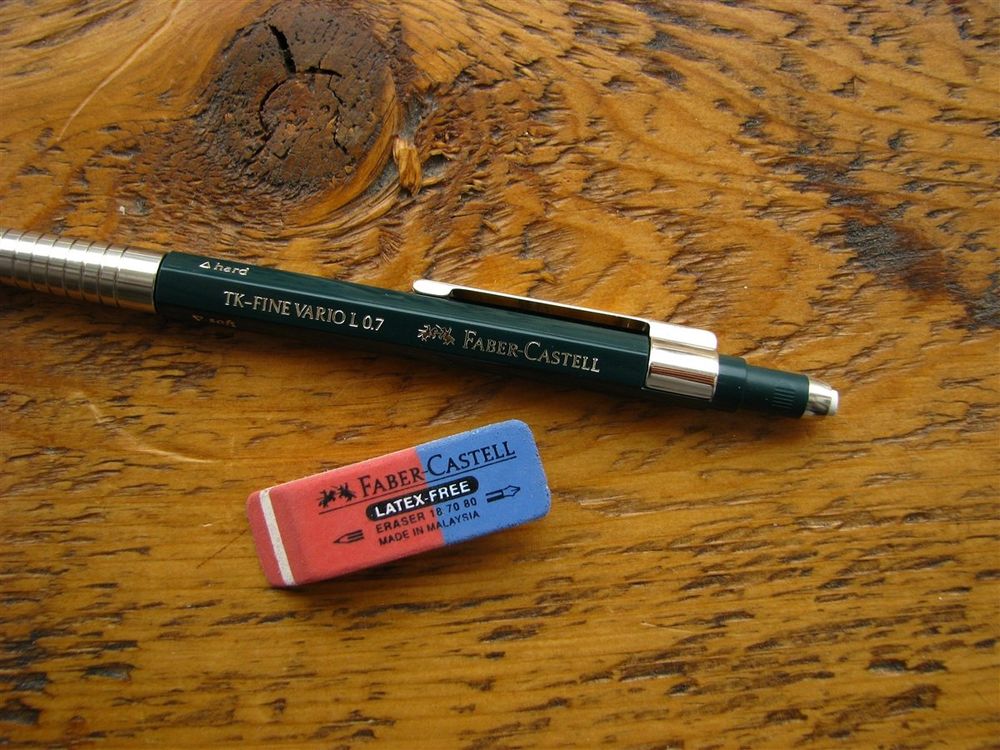 Faber-Castell Blue-Red Eraser - Image 3