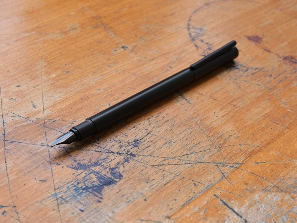 Faber Castell Neo-Slim Fountain Pen - Matte Black - Image 3