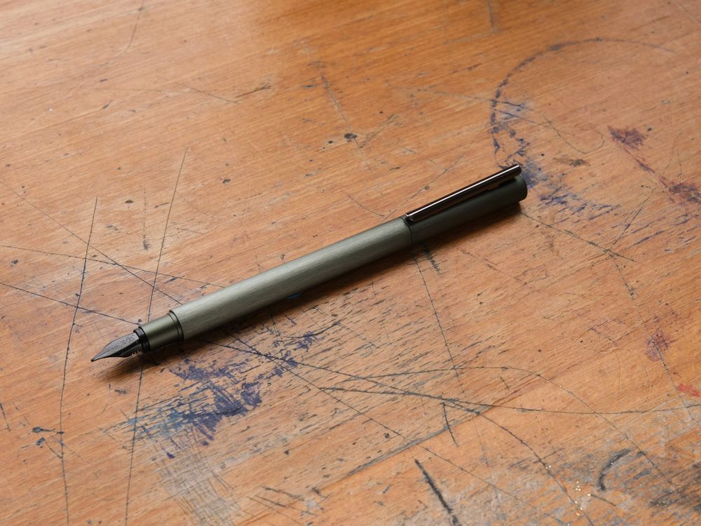 Faber Castell Neo-Slim Fountain Pen - Olive Green - Image 3