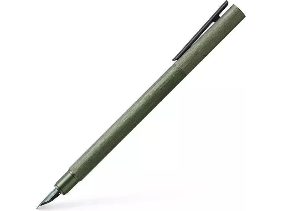 Faber Castell Neo-Slim Fountain Pen - Olive Green - Image 4