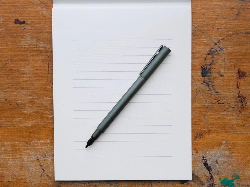 Faber Castell Neo-Slim Fountain Pen - Olive Green - Image 5