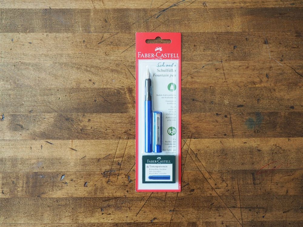 Faber-Castell School Fountain Pen - Blue - Image 3