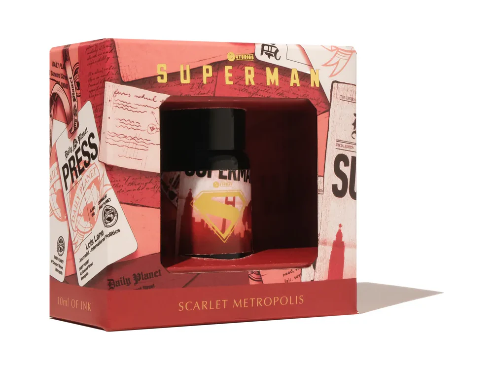 Ferris Wheel Press Fountain Pen Ink - Superman - Scarlet Metropolis - 10mL (Mini Bottle)