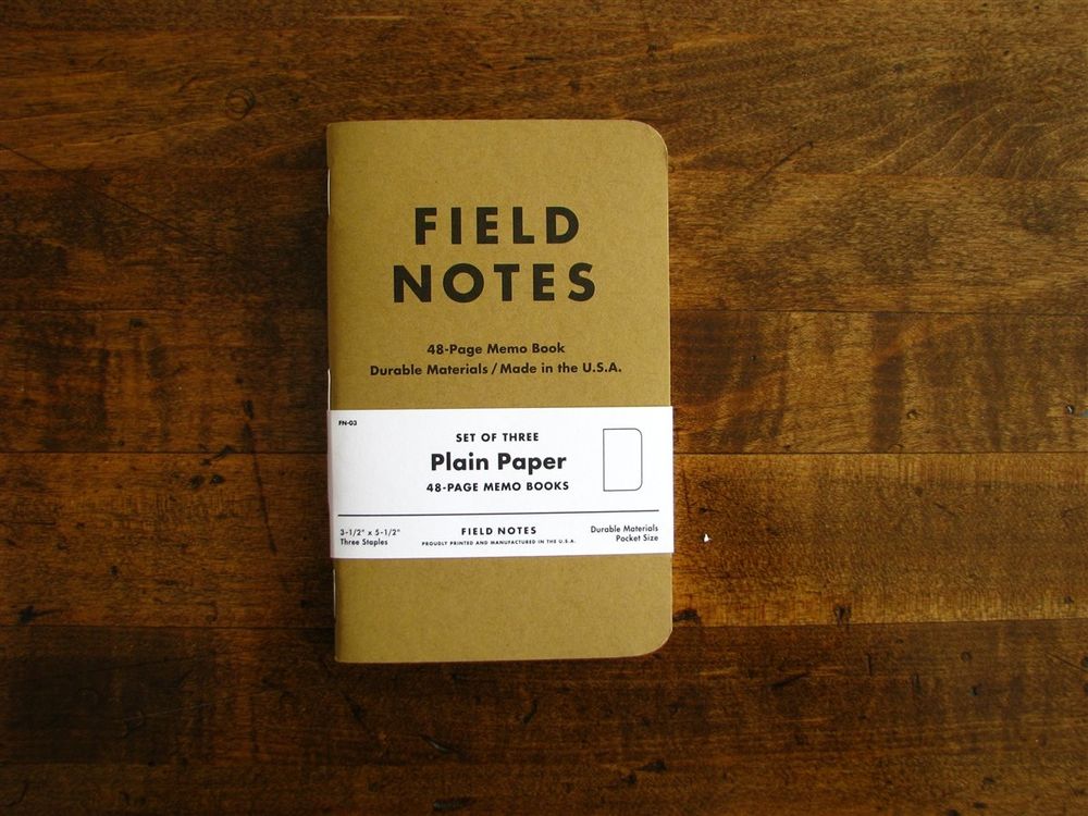 Field Notes - 3-Pack - Original (Plain)